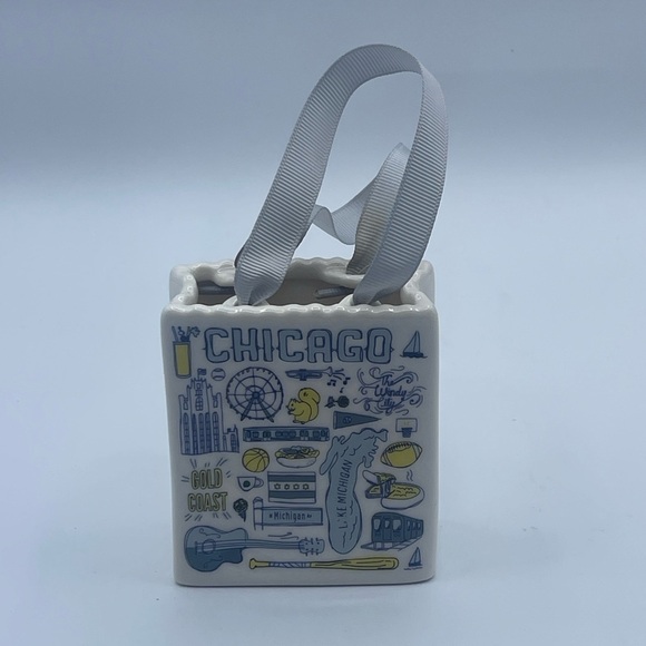 NEW STARBUCKS SCENIC CERAMIC GIFT CARD HOLDER/COLLECTABLE - Picture 1 of 5